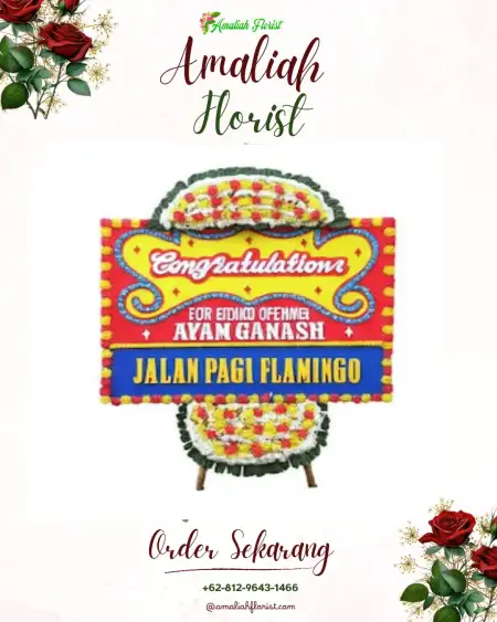 Sewa Papan Bunga Soadara